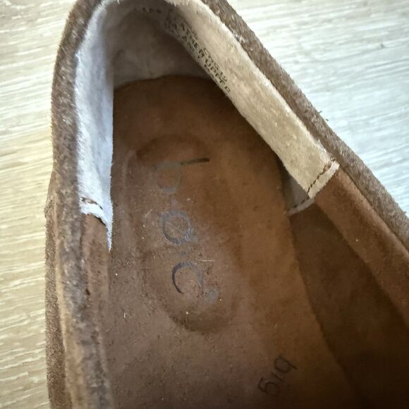 NEW B.O.C. by Born Womens Suede Leather Brown Moccasins Loafers Shoes Sz 11 - Picture 8 of 11
